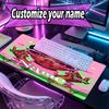 Custom Name Personalized Alpha Kappa Alpha Pattern Mousepad, Laptop PC Desk Mat, Decorative Desk Mat for Home Keyboard Pad Gift