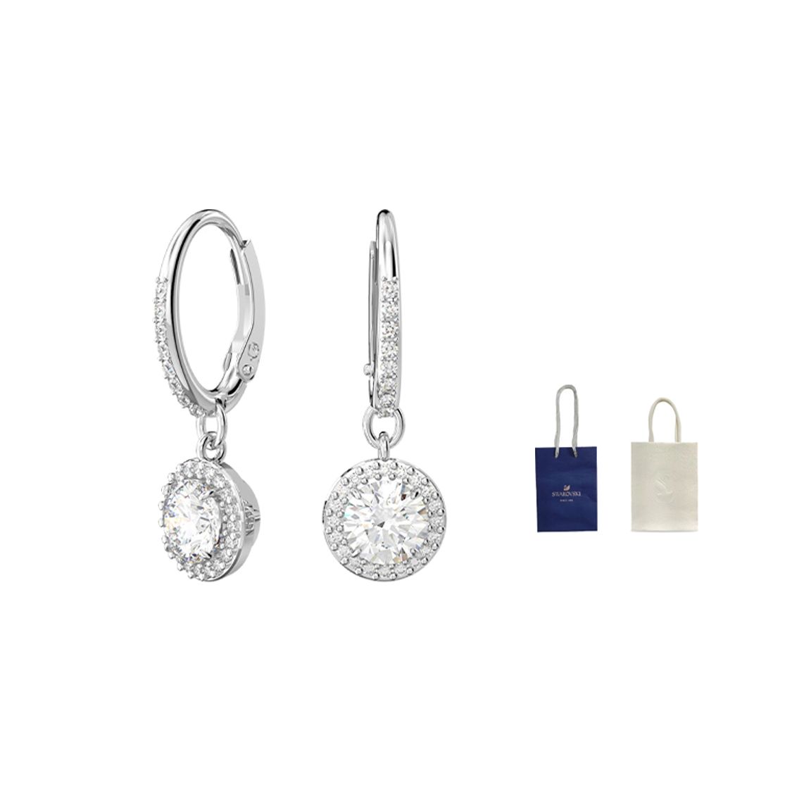 Swarovski Una Angelic Exquisite Teardrop Earrings Women earrings 5636270 Box (Random Color)