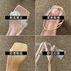 Square Head French Sandals Women's 2025 New Fashion Rhinestone Word with Silver Thick Heel Crystal High Heels Women's Summer
