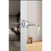 304 Stainless Steel Fire Door Fire Door Lock With Key Three-lever Handle Lock Replacement Ball Lock Bathroom Keyless Door Lock