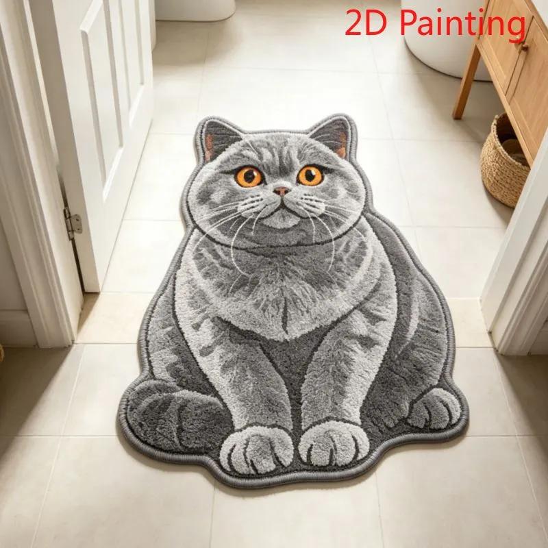 Bathroom mat 60x90 cm 2 mm 3d effect bronze