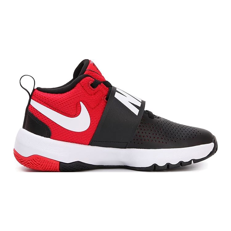 Nike Team Hustle Black University Red GS 881941-004