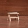 1/12 Scale Miniature Wood Chair/Table for Dollhouses Decoration and Diorama Scene Enhancement Furniture Figurine