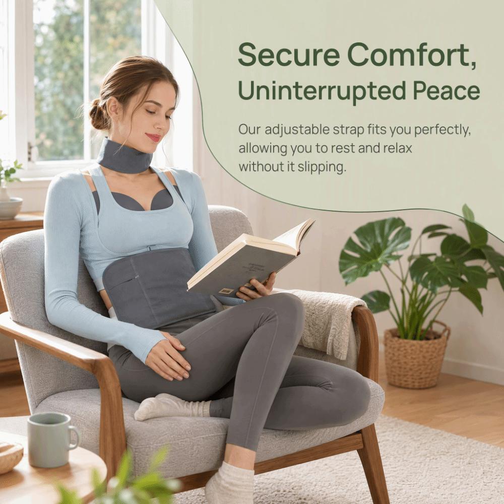 4PC Oil Resistant Waist Wrap Reusable Design Body Wrap Comfort Wear Waist Support Body Detox