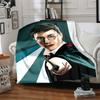 1pc Harry Potter Flannel Throw Blanket Soft, Warm & Cozy for Couch, Bed, Office, and Travel Versatile All Season Gift, Christmas present
