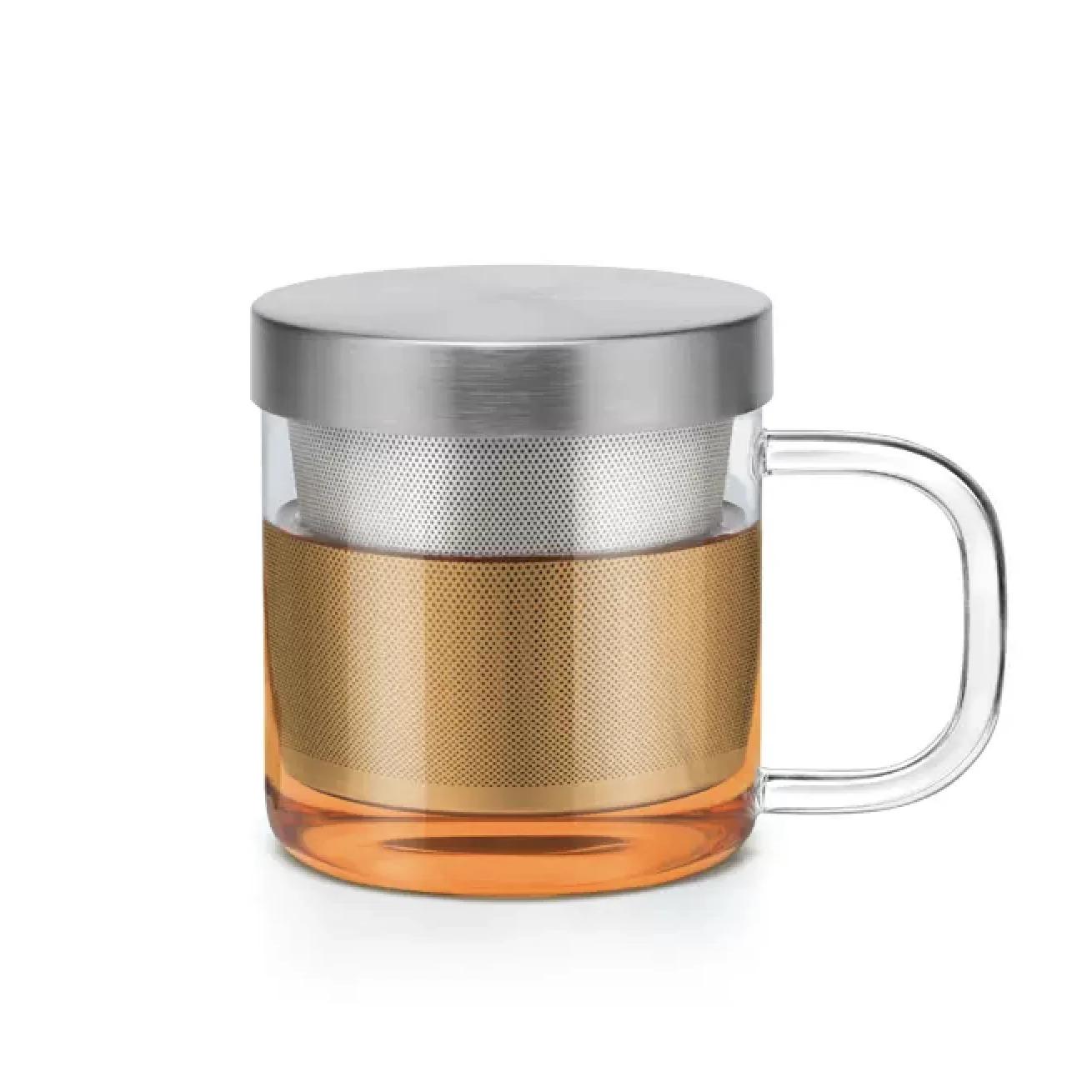 

Samadoyo Термостойкая стеклянная чашка для чая с фильтром Чашка для воды Личная чашка 500мл 350мл 350ML прозрачный