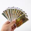 10x6 Cm Golden Art Nouveau Tarot In A Tin