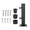 Patio Umbrella Stand Heavy Duty Metal Adjustable Flag Pole Holder Umbrella Tube Mount for Backyard Garden Patio Pool Deck