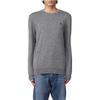 Polo Ralph Lauren FW22 Solid Logo Embroidered Crew Neck Sweater Men sweater Gray 710876846-006
