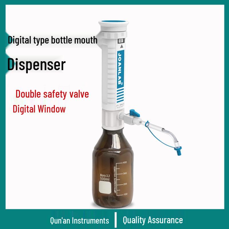 JOANLAB Adjustable Laboratory Bottle Mouth Dispenser - Sleeve Type DA-2-10ml (New)
