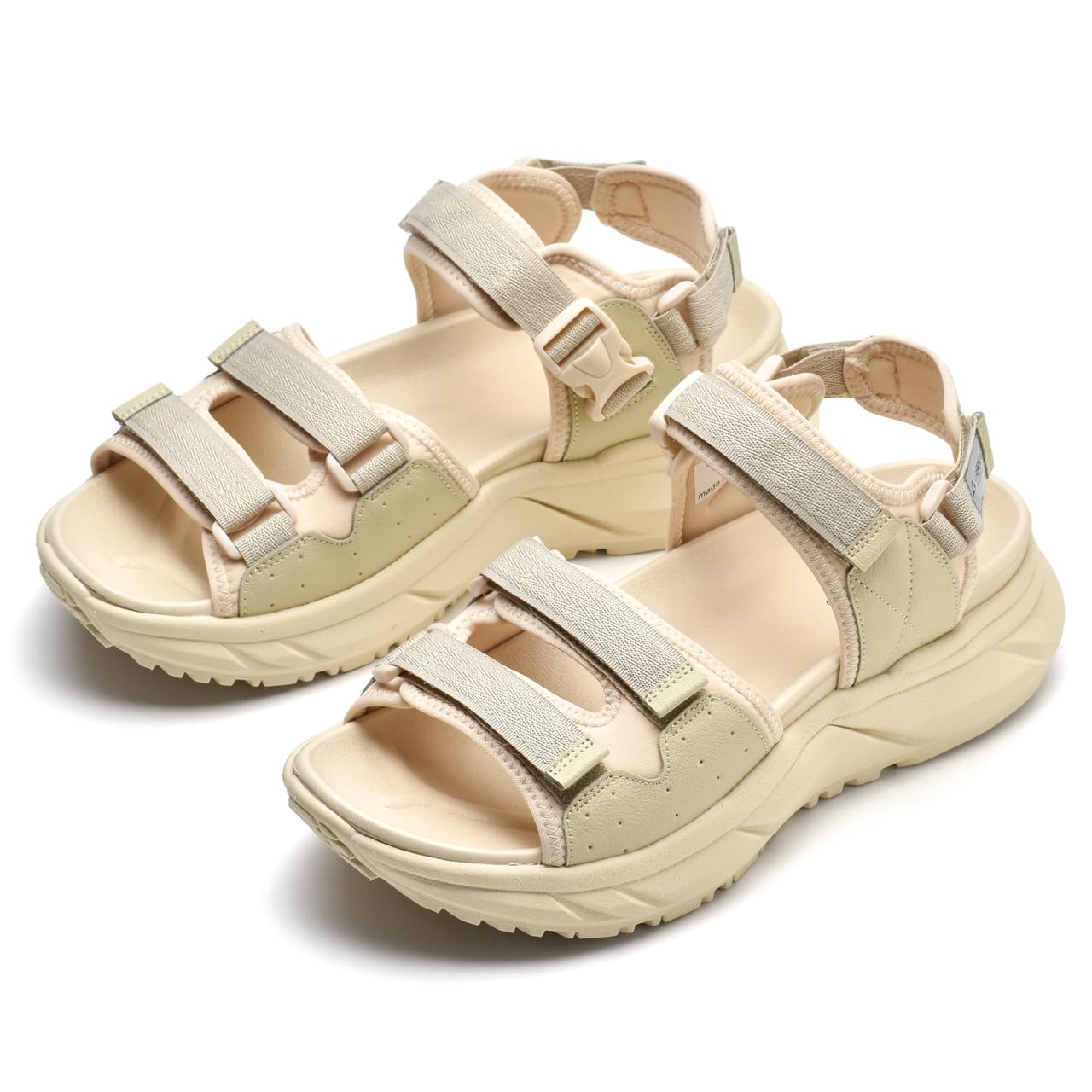 GERRY Sport Sandals for Platform Shoes [YAMATOHEP] Men, Sandals, Leg-Lengthening (Beige, LL) бежевый