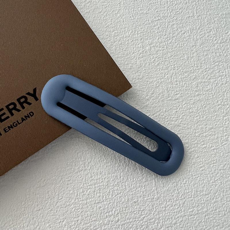 

Solid Color Bangs Hairpin: Korean-Style BB Clip for Girls