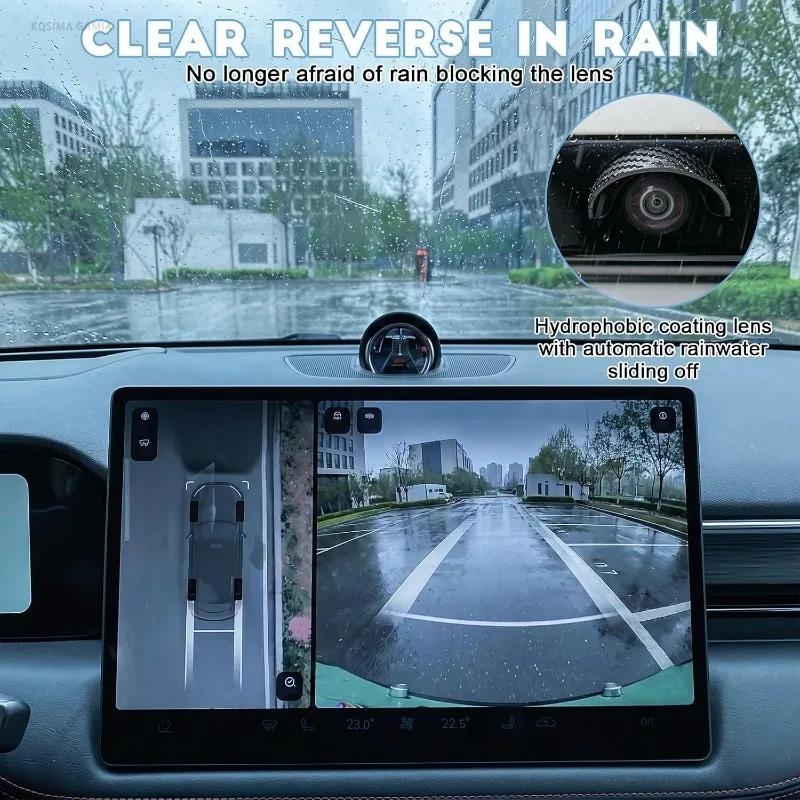 Xiaomi Universal Car Backup Camera Rain Cover Self-adhesive Waterproof 360 Front Rear Lens HD Anti-scratch Sunshade Auto Accessories