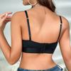 Women Breathable Comfortable Wireless Push Up Adjustable Solid Color Bra Underwear