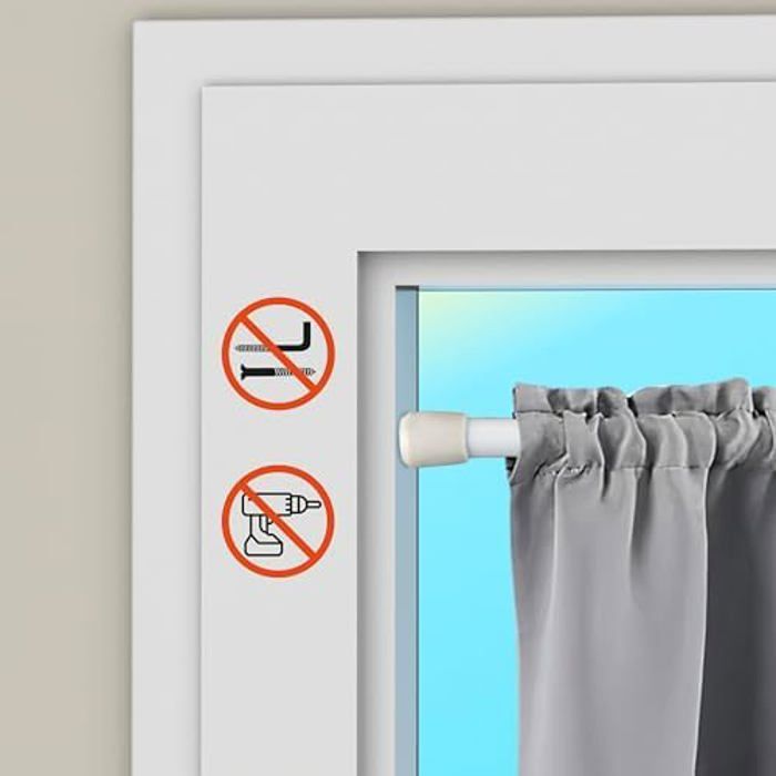 Porte-vis Fileté 8 Mm 50-85 Cm Blanc 2 Unités