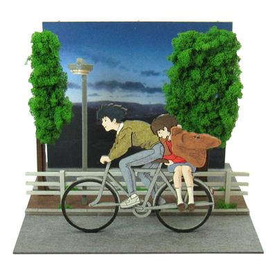 Sankei Studio Ghibli Mini Whisper of the Go See the Sunrise Paper Craft Heart Let's Non-Scale MP07-54