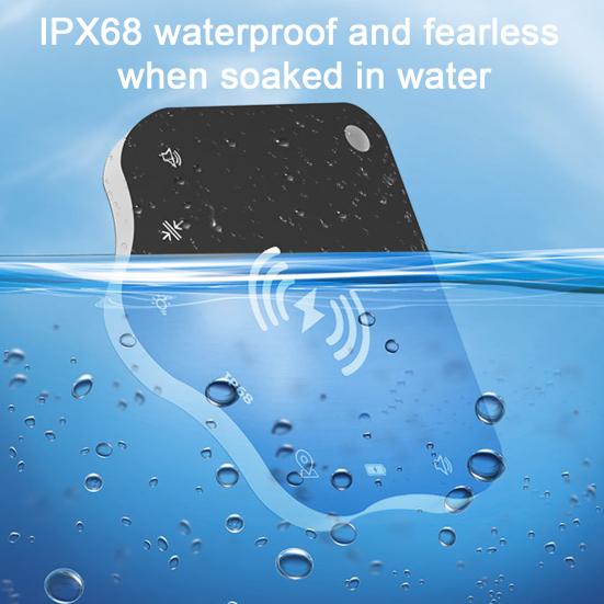 Smart Wallet Tracker Card IP68 Waterproof Ultra-Thin GPS Item Finder Locator Wireless Rechargeable Luggage