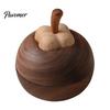 Minimalist Wood Aroma Diffuser Mangosteen Passive Oil Diffuser, Wooden Essential Creative Aromatherapy Yoga Meditation Scent Tool Diffusers,