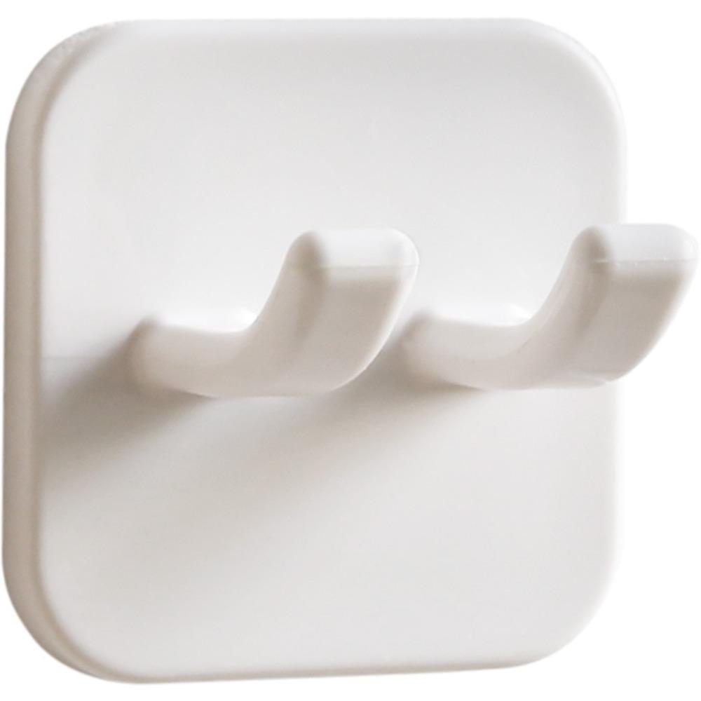 Punch-free Power Plug Socket Double Hook Power Cord Storage Rack Hanger Holder  Kitchen