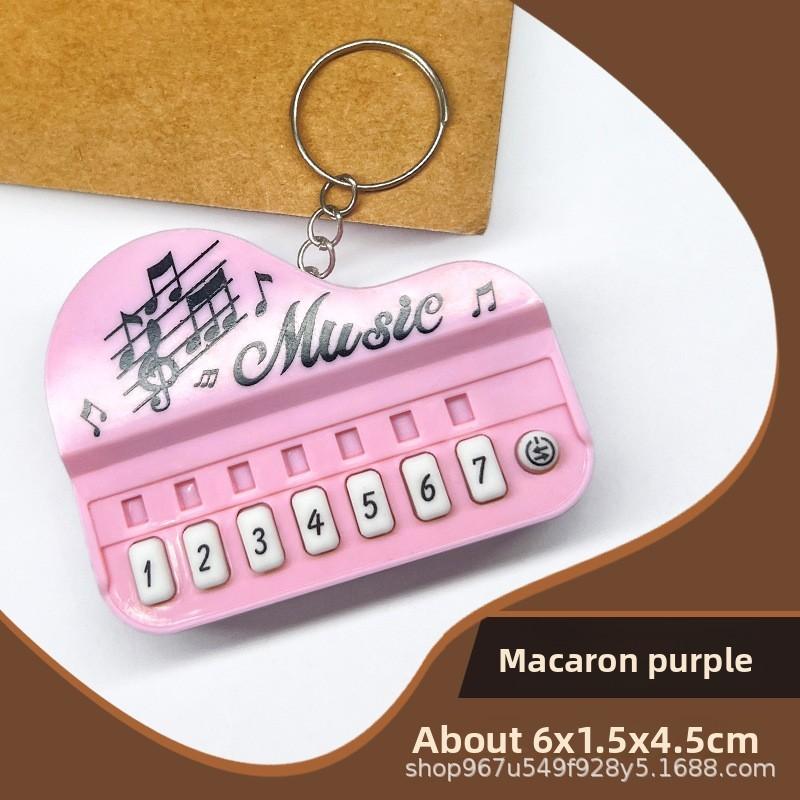 Electronic Piano Mini Keychain With Light And Music For Kids Creative Gift