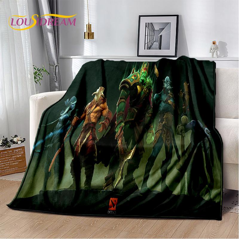 RPG Dota2 Klassiker Spiel Gamer Decke, Weiche Überwurfdecke für Zuhause Schlafzimmer Bett Sofa Picknick Reise Büro Ruhe Decke Kinder