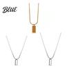 Exquisite Crafted Jewelry Bar Pendant Necklace for Men Geometric Stick