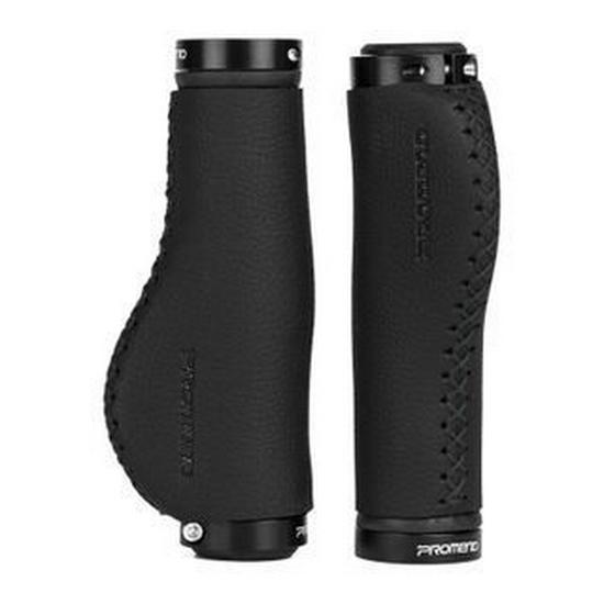 PROMEND Ergonomic Bicycle Handlebar Grips - 502 Microfiber Leather Surface for Mountain Bikes, Paw-like Design.