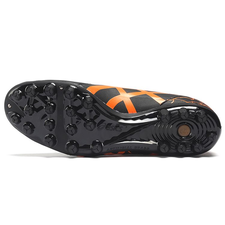 Asics Ds Light Series Comfortable Ic/In Soccer Shoes Men Soccer Shoes Black Orange 1103A032-001