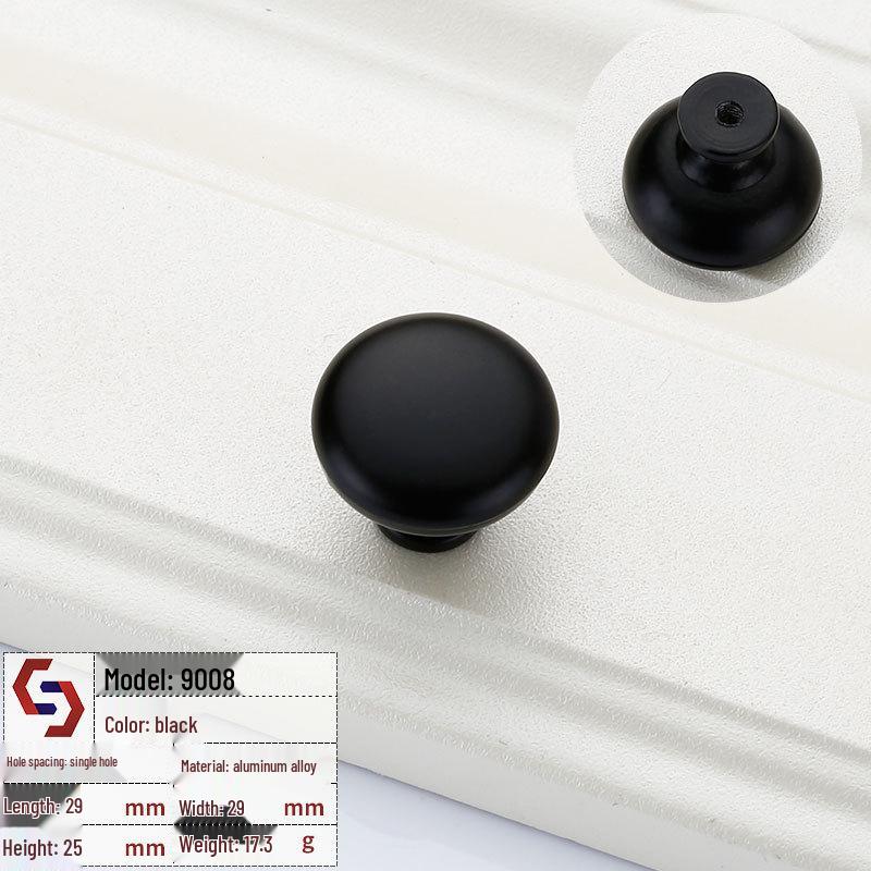 Mâner Sertar și Dulap Stil American Negru