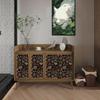 Boho Wallpaper Peel and Stick Dark Floral Contact Paper Waterproof Self-Adhesive Vintage Daisy Wall Paper for Bedroom Walls