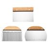 Scale With Stainless Steel Pasty Cutters 3Pcs Noodle Knife Scraper Baking Cake Cooking Dough Scraper Baking Accessories