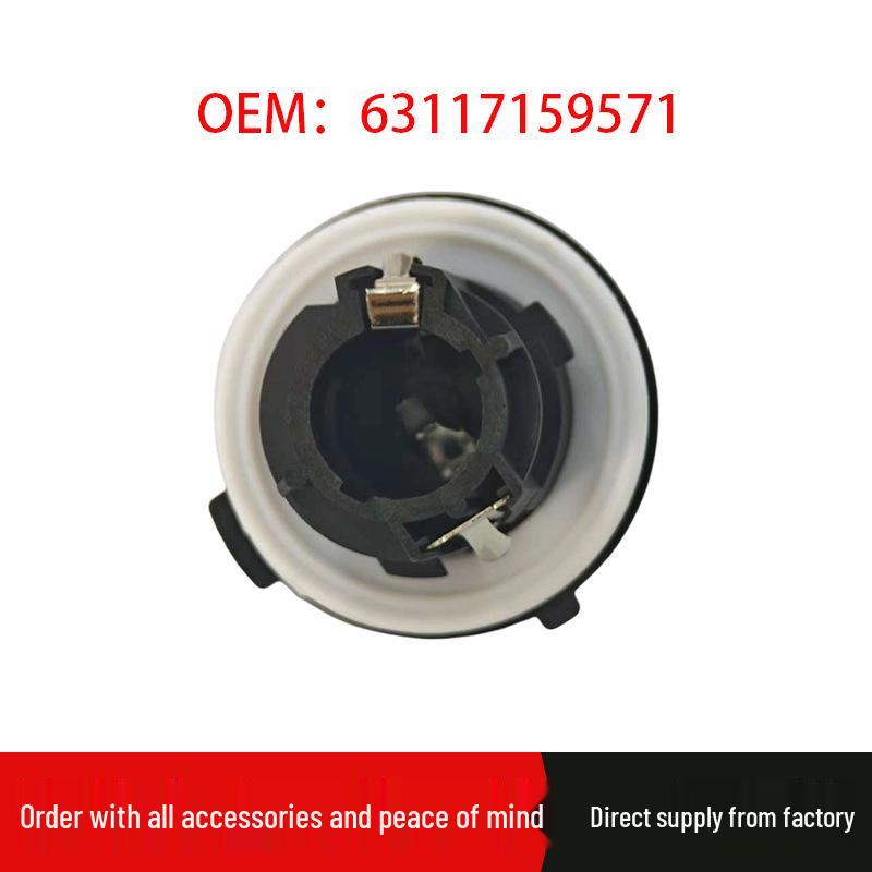 63117159571 fits Citroen headlights and uses the 7701069725 turn signal socket 621546. Standard
