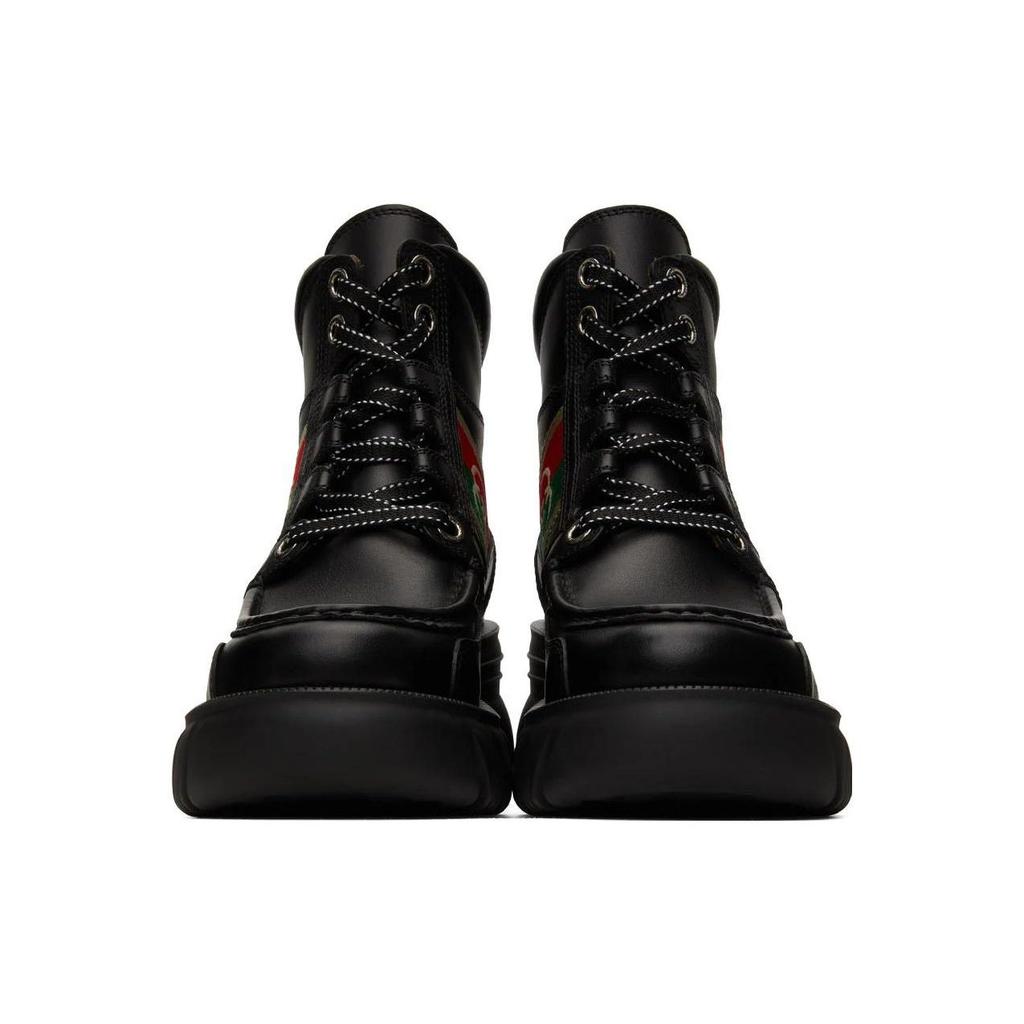 Gucci Wmns Ankle Boot 'Interlocking G - Black' Women's 663594 DTNE0 1080