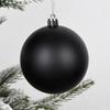 4/6Pcs 6/8/10cm Black Christmas Ball PVC Christmas Home Decoration  Shopping Mall