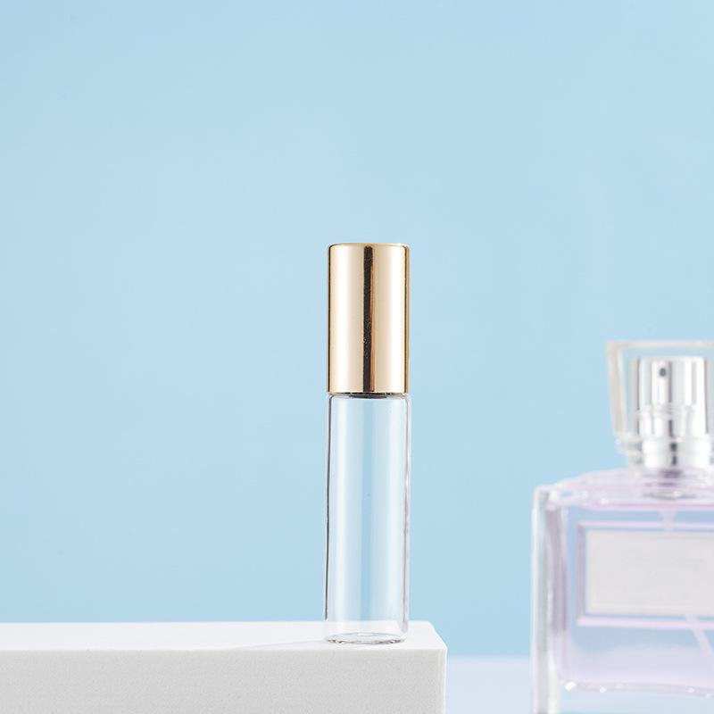 Transparent Glass Roller Bottles for Perfume and Essential Oils - 1ml, 2ml, 3ml, 5ml, 10ml