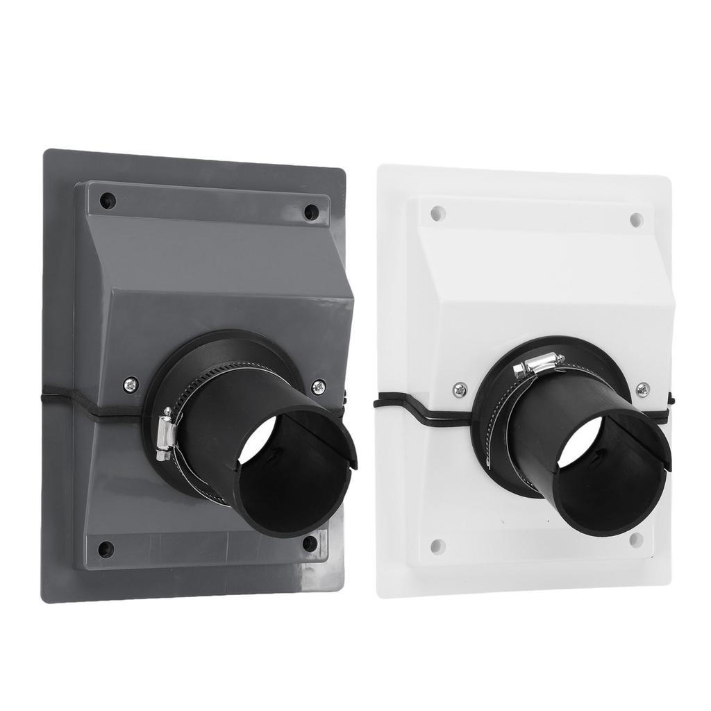Wall Penetration Line Set Cover Kit Plastic Split AC Line Set Wall Cover with Soft Gasket for Indoor Outdoor Air Conditioner