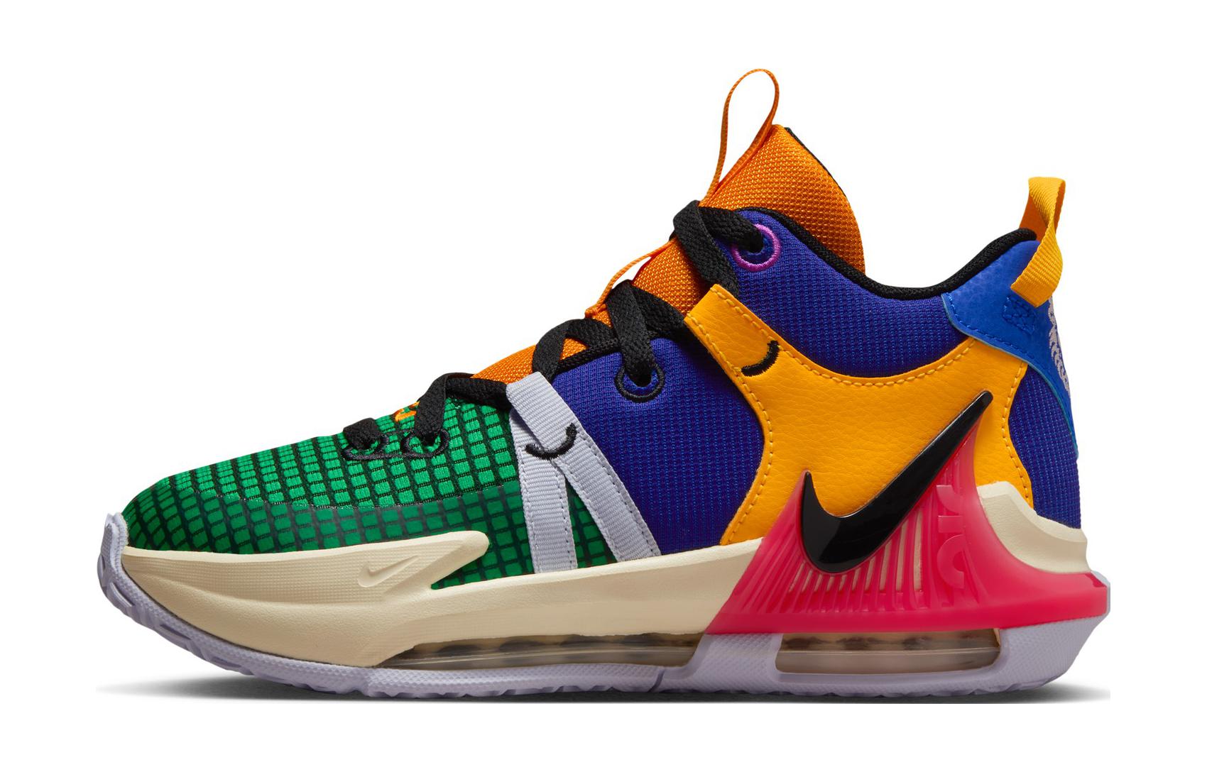 Nike LeBron Witness 7 Multi-Color GS FQ8170-585 40