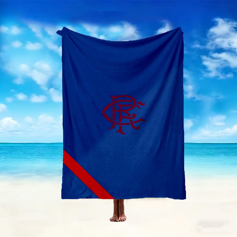 [1 pièce Couverture Rangers FC] Couverture Toutes Saisons - Couverture Douillette pour Canapé Fauteuil Décoration Intérieure, Couverture sieste Imprimée Numériquement