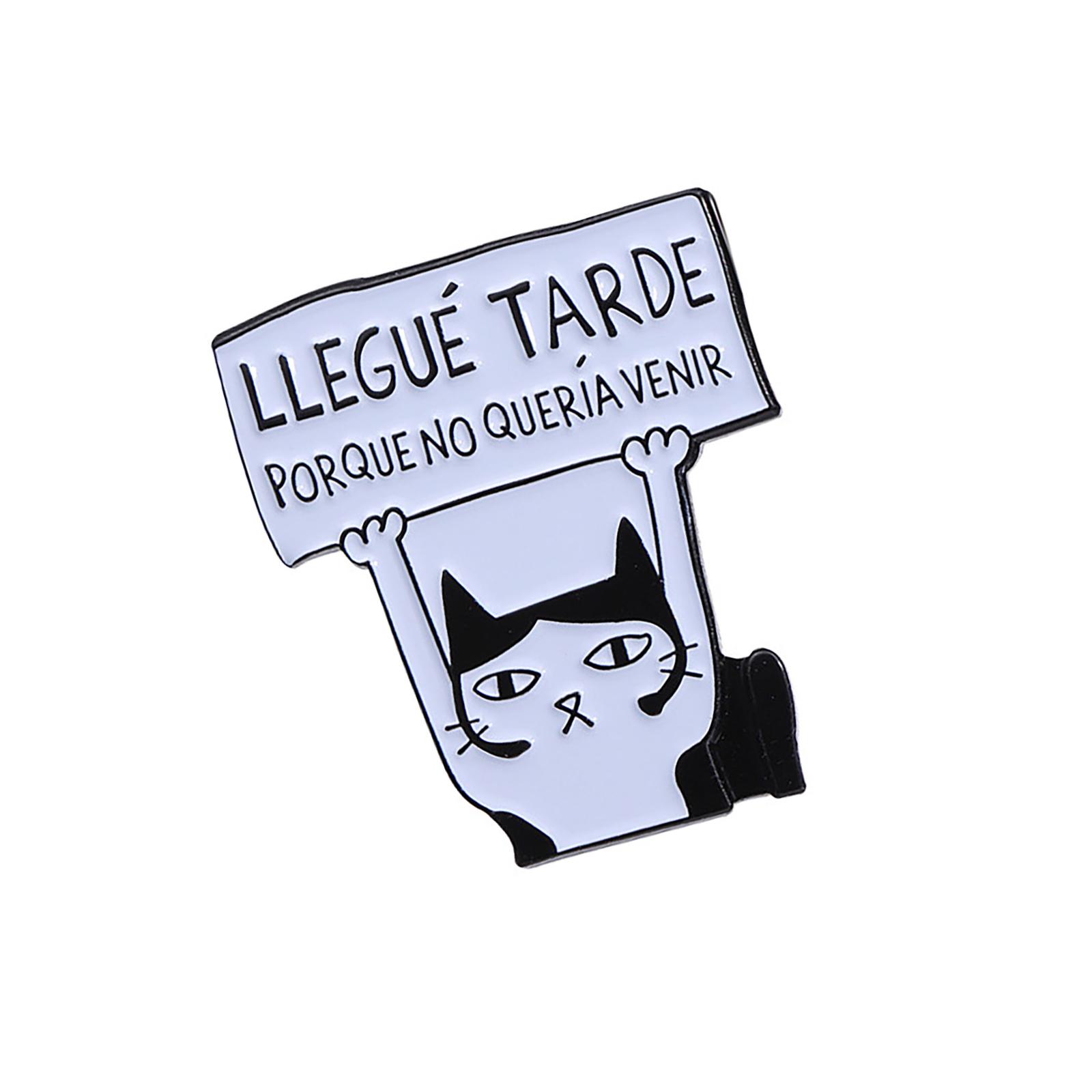 

Уникальные стили Милая брошь-булавка на кошачью тематику Изысканный модный аксессуар для украшения одежды и сумок Повседневная одежда