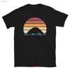 Retro Sunset Animal Lover Raccoon Silhouette  T Shirt Vintage Washed Unisex Stylish Soft Casual Designer Clothes Stretched
