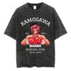 T-shirt Ippo Takamura Skull Cartoon Animation MMA Boxing Muay Thai Kickboxing Print 3D Training Workout Sport Unisex Short Sleeve Fitness Gym