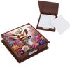 Wooden DIY Diamond Art Note Box with 160 Sheets Diamond Art Notepad Box for Home Office School Supplies Holiday Gifts