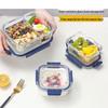 LOCK&LOCK Heat-Resistant Glass Divided Lunch Box