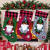 2025 Christmas Faceless Doll Stocking Pendant and Santa Gift Bags for Kids