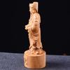 Rzeźba w drewnie bóg bogactwa rzeźby figurki chińskie postacie mitologiczne dom pokój biuro bogactwo szczęście dekor Feng Shui