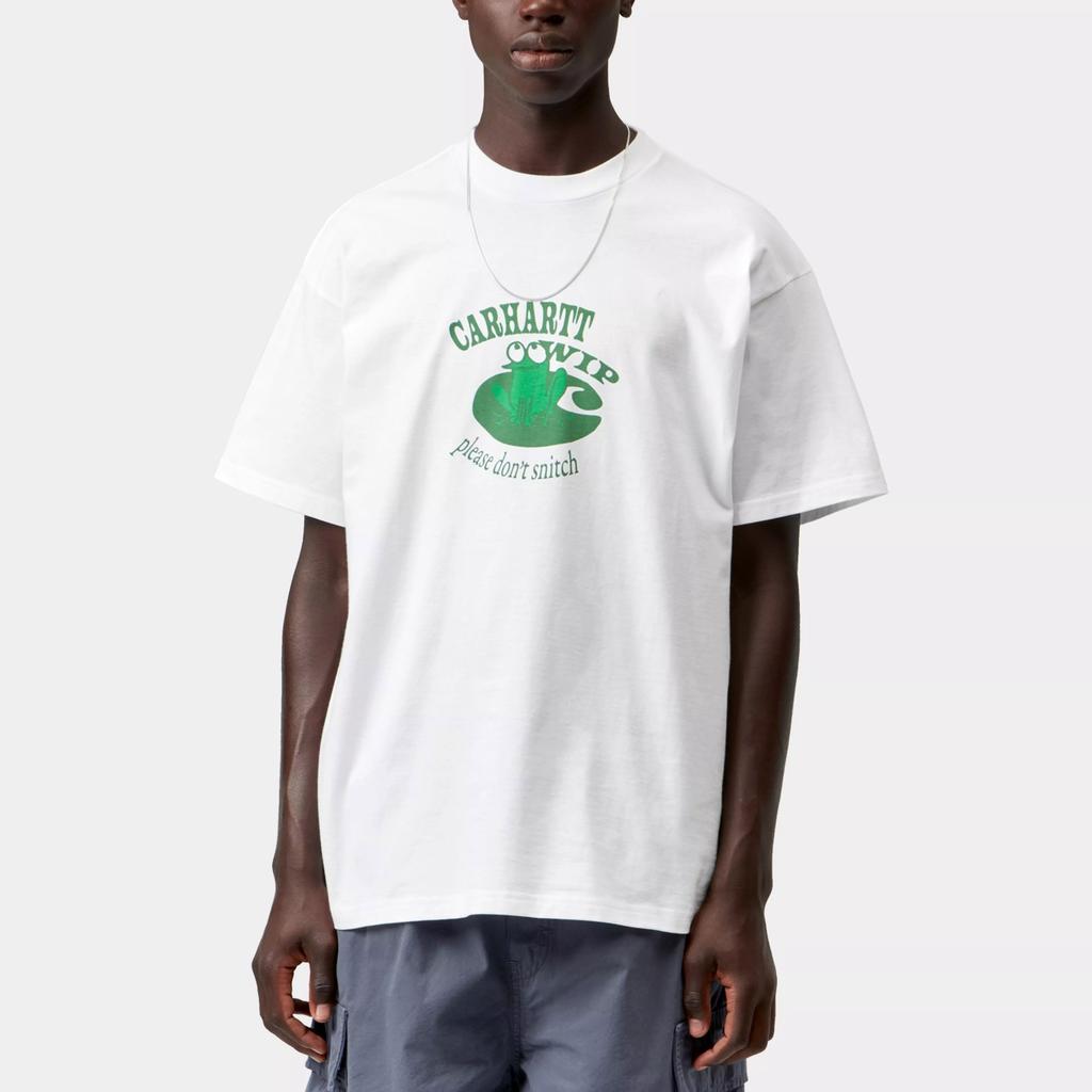 Carhartt WIP SS26 S/S Dont Snitch T-Shirt Loose Fit Front Logo Print Short Sleeve T-Shirt Unisex T-Shirt I037543-02-XX