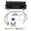 1Set Motorcycle Engine Oil Cooler Oil Cooling Radiator System Kit for Honda CB CG 100CC-250CC Engine Oil Cooler Hot