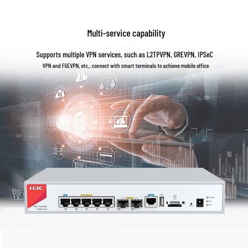H3C F100-C-A1 Gigabit Enterprise Firewall VPN Router