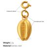 Ocean Series Beach Wind Diy Sea Turtle Sea Horse Shell Jewelry Buckle Pendant Stainless Steel Gold-Plated Accessories