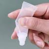 Clear Plastic Refillable Lip Balm Tubes Angled Nozzle for Precise Application Small Cosmetic Containers Empty Bottle